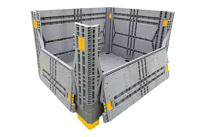 An oversized plastic box designed for logistics and the materials handling industries.